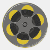 Ronde filmhaspel ronde sticker (Voorkant)