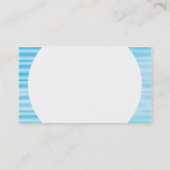 Ronde flatpanel - Golfblauw Visitekaartje (Achterkant)