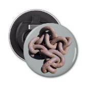 Ronde flesopener button flesopener (Voorkant)