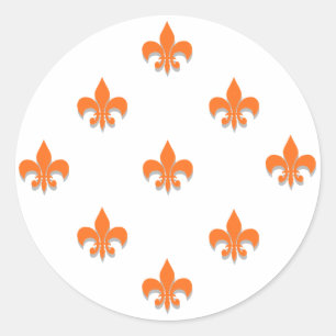 Ronde Fleur de Lis Stickers SINAASAPPEL