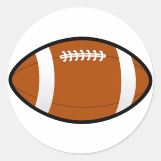 Ronde Footballs Stickers (Voorkant)