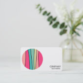 Ronde foto - Abstracte kleur 160422(01) Visitekaartje (Staand voorkant)