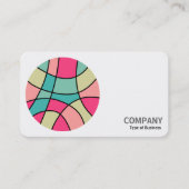 Ronde foto - Abstracte kleur 160422(07) Visitekaartje (Voorkant)