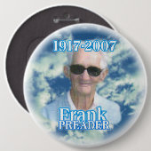 Ronde foto-badge voor herdenkingsknoppen button 6,0 cm (Voorkant /achterkant)