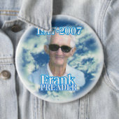 Ronde foto-badge voor herdenkingsknoppen ronde button 6,0 cm (In situ)