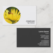 Ronde foto - Beige bij Visitekaartje (Voorkant / Achterkant)