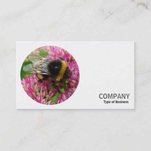 Ronde foto - Bumble Bee Visitekaartje (Voorkant)