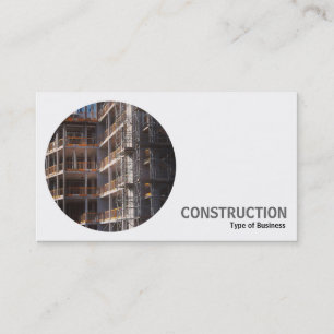 Ronde foto - Construction Visitekaartje