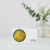 Ronde foto - Dandelion Visitekaartje (Staand voorkant)