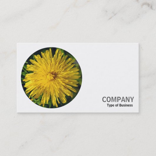 Ronde foto - Dandelion Visitekaartje (Voorkant)