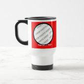 Ronde foto- en tekstreismuis - Creëer uw eigen Reisbeker (Links)