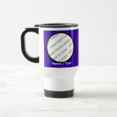 Ronde foto- en tekstreismuis - Creëer uw eigen Reisbeker (Links)