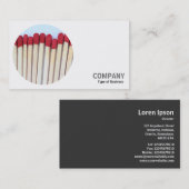 Ronde foto - overeenkomsten visitekaartje (Voorkant / Achterkant)