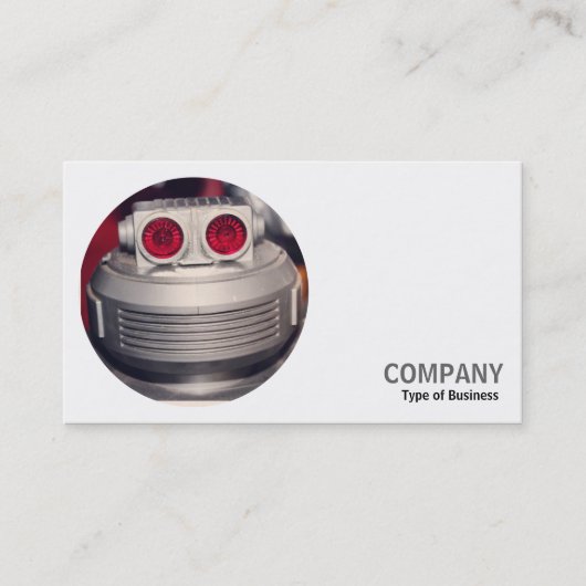 Ronde foto - Robot Visitekaartje (Voorkant)