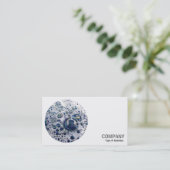 Ronde foto - Soap Suds Visitekaartje (Staand voorkant)