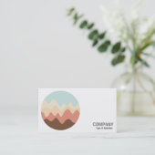 Ronde foto - Sound Sketch 06 Visitekaartje (Staand voorkant)