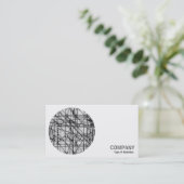 Ronde foto - Steiger Visitekaartje (Staand voorkant)