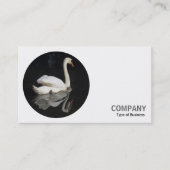 Ronde Foto - Swan 02 Visitekaartje (Voorkant)