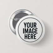 Ronde foto-uploadknop button 5,7 cm (Voorkant /achterkant)