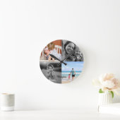 Ronde fotocollage klok (Huis)