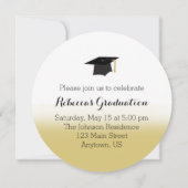 Ronde fotograaf partijuitnodiging kaart (Achterkant)