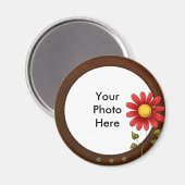 Ronde fotomagneet magneet (Voorkant / Achterkant)