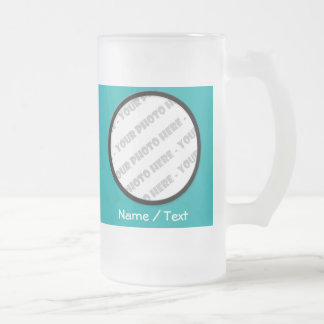 Ronde foto's en tekst van Stein - Creëer Uw eigen Matglas Bierpul