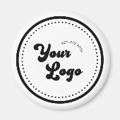 Ronde Fridge Magnet met aangepaste zakelijke Logo (Voorkant)