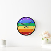 Ronde Gay Lgtb Pride Rainbow-vlag Ronde Klok (Huis)