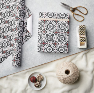 Ronde gelukzaligheid cadeaupapier