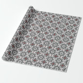 Ronde gelukzaligheid cadeaupapier (Uitgerold)