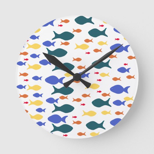 Ronde (gemiddelde) wandklok (Voorkant)