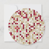 Ronde Gepersonaliseerde Disco Valentijns Kaart (Achterkant)