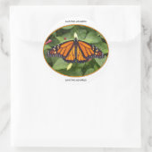 Ronde glanzende Stickers, monarchstijl #4a Ronde Sticker (Tas)