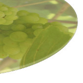 Ronde glazen snijplank, groene wijngaard snijplank (Hoek)