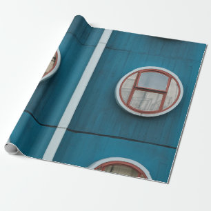 Ronde grijze ruiten, close-up foto cadeaupapier