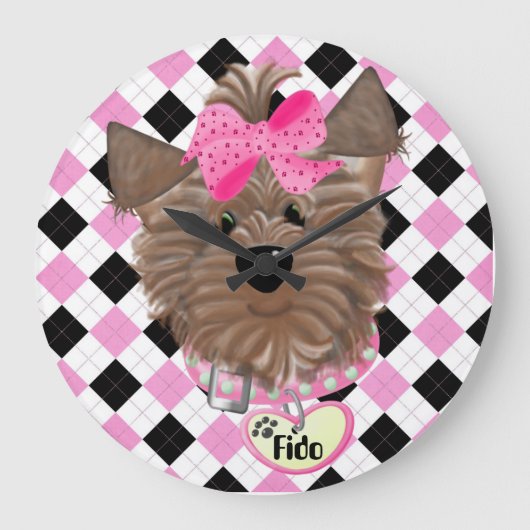 Ronde (grote) klok personaliseren (Voorkant)