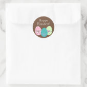 Ronde Happy Easter Sticker (Tas)