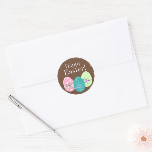 Ronde Happy Easter Sticker (Envelop)