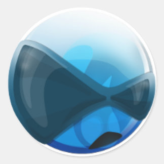 Ronde HardenedBSD Logo Sticker