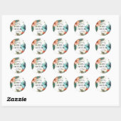 Ronde Hibiscus Serenade Paradise Ronde Sticker (Vel)