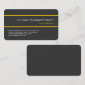 Ronde hoek Geel streep Visitekaartje (Voorkant / Achterkant)