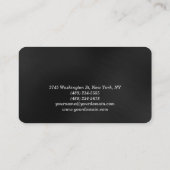 Ronde hoek Makeup Artist Grey Visitekaartje (Achterkant)