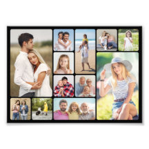 Ronde hoeken 12 Fotocollage Fotovergroting