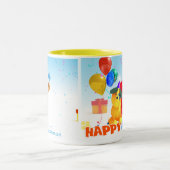 Ronde hond "Happy Birthday!" mok (Center)