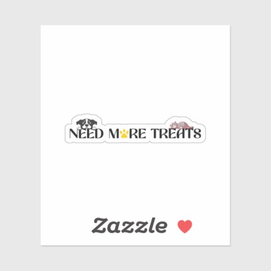 Ronde hondenpenning sticker (Vel)
