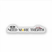 Ronde hondenpenning sticker (Voorkant)