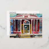 "Ronde House Bar" Zet in Bay schilderij briefkaart (Voorkant / Achterkant)