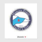 Ronde HPYC Logo Vinyl Sticker (Vel)