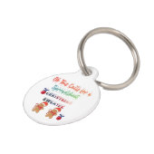 Ronde huisdierlabel huisdierpenning (Zijkant)